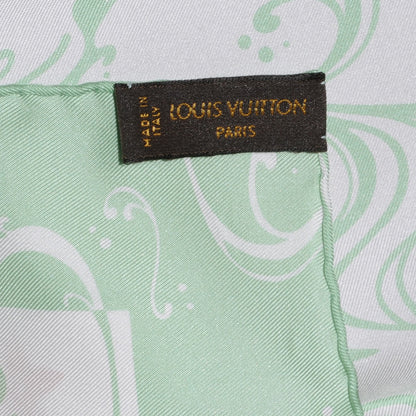 Louis Vuitton Silk Murakami Multicolor Boyfriend Wave Scarf 6 of 6