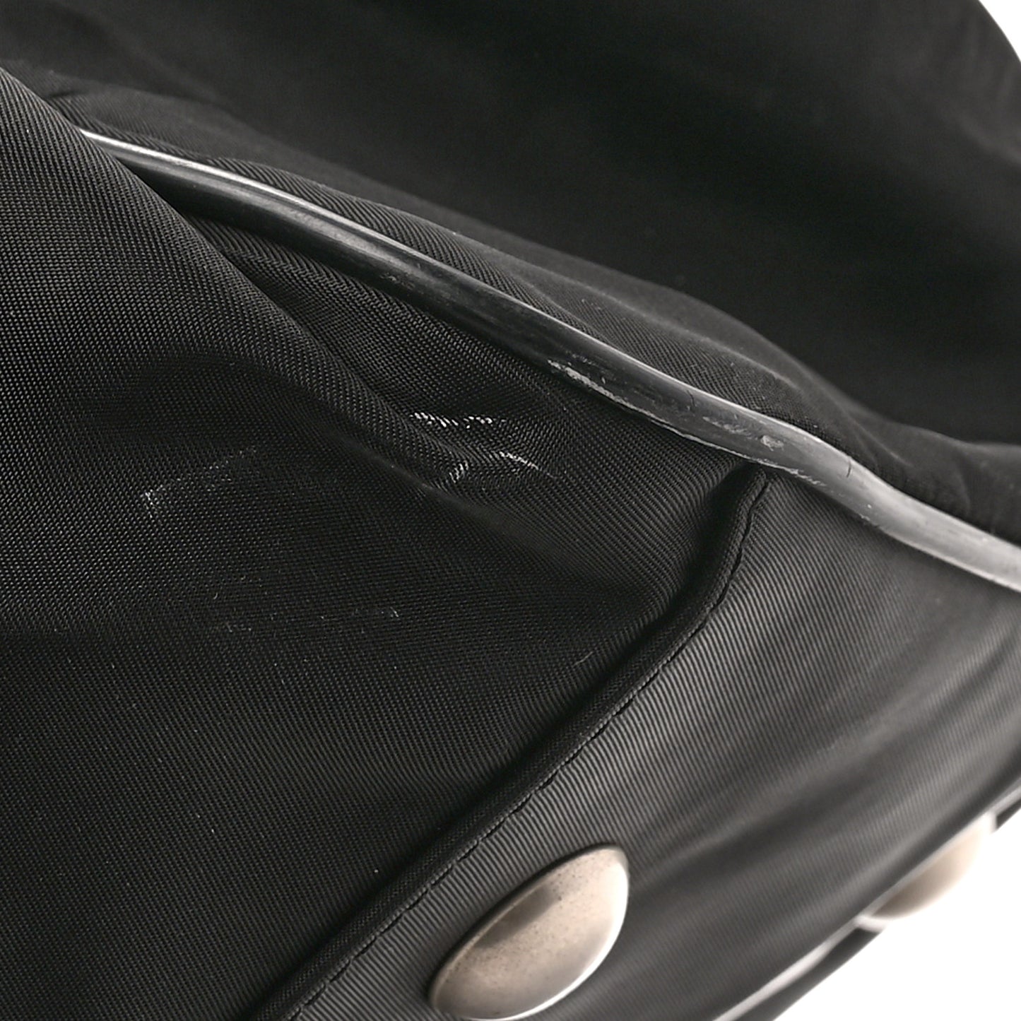 Tessuto Nylon Saffiano Duffle Black