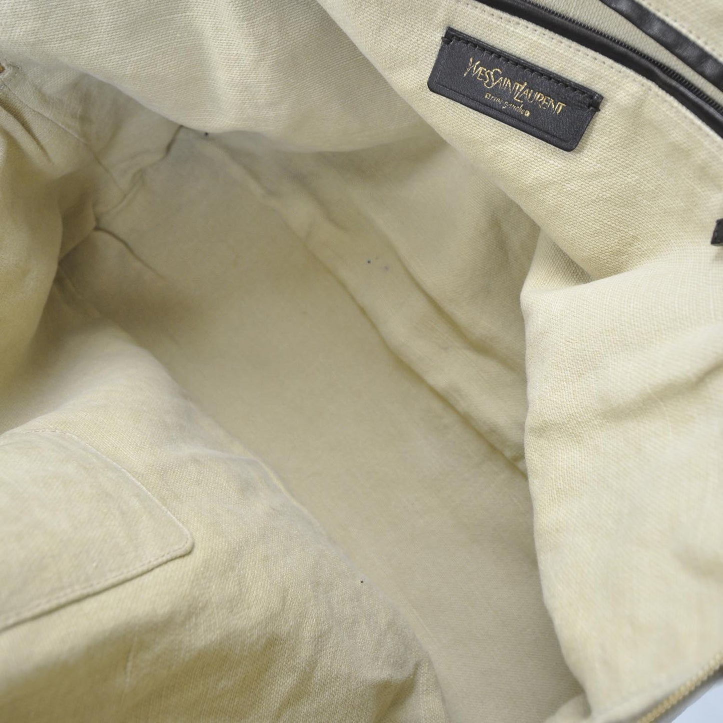 Leather Large Calypso Tote Ivory