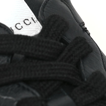 Gucci Calfskin Web Printed Mens Rhyton Sneakers 8 Black 9 of 9