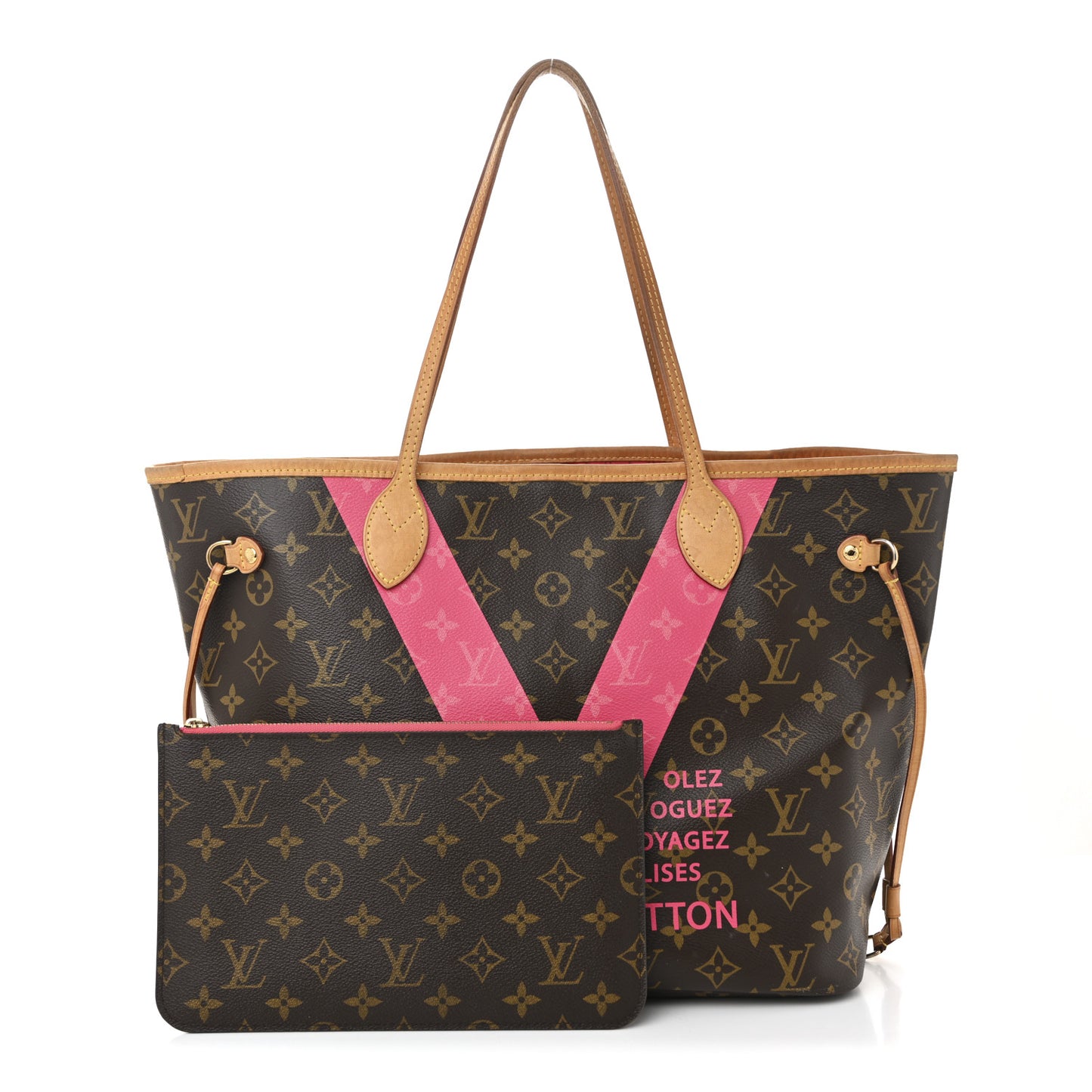 Monogram V Neverfull MM Grenade