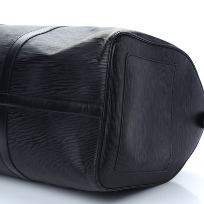 Louis Vuitton Epi Keepall 50 Black 8 of 12