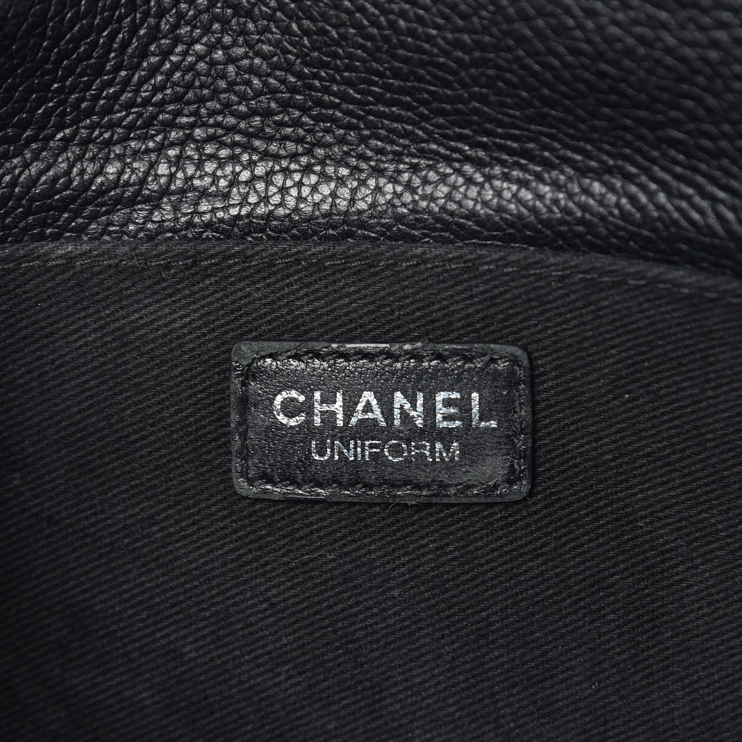 Chanel Grained Calfskin Quilted 2.55 Reissue Flap Belt Bag Clutch Black 6 of 7
