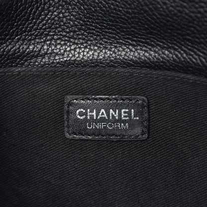 Chanel Grained Calfskin Quilted 2.55 Reissue Flap Belt Bag Clutch Black 6 of 7