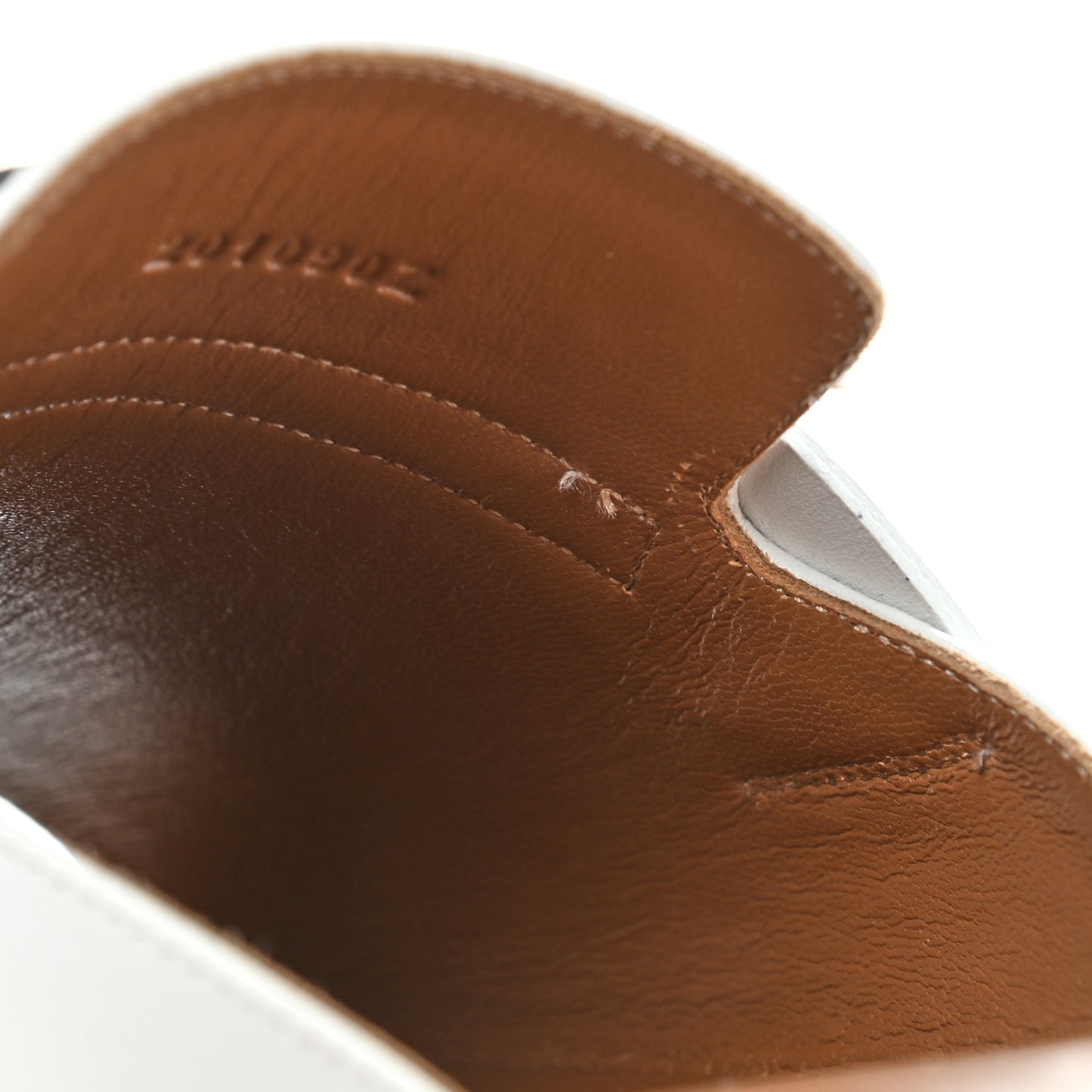 Calfskin Auteuil Sandals 38 White