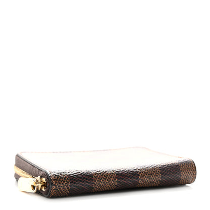 Louis Vuitton Damier Ebene Zippy Coin Purse Rose Ballerine 4 of 7