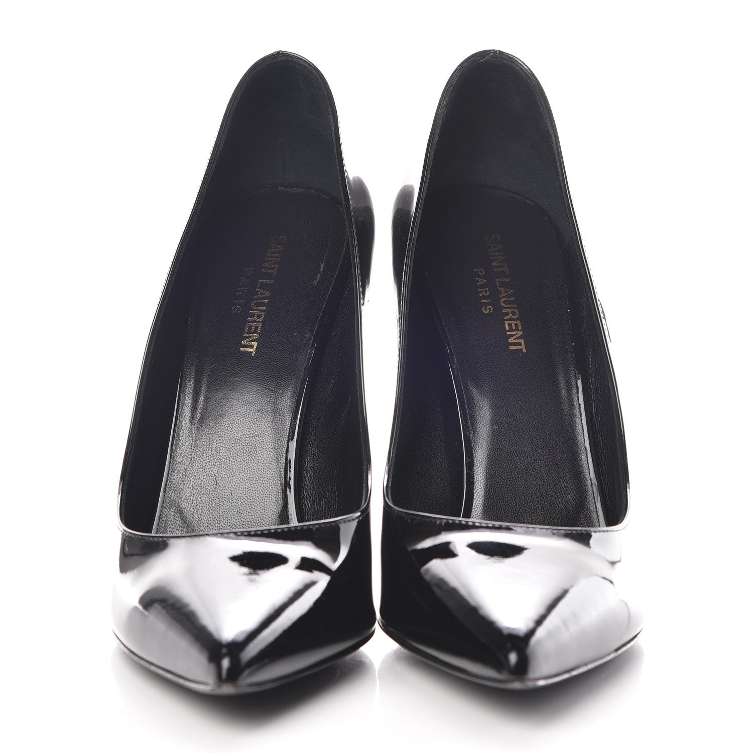Saint Laurent Patent Zoe 110 Pump 41 Black 2 of 11