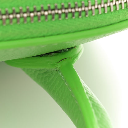 Balenciaga Grained Calfskin Logo XXS Ville Top Handle Bag Light Green Fuchsia 11 of 11