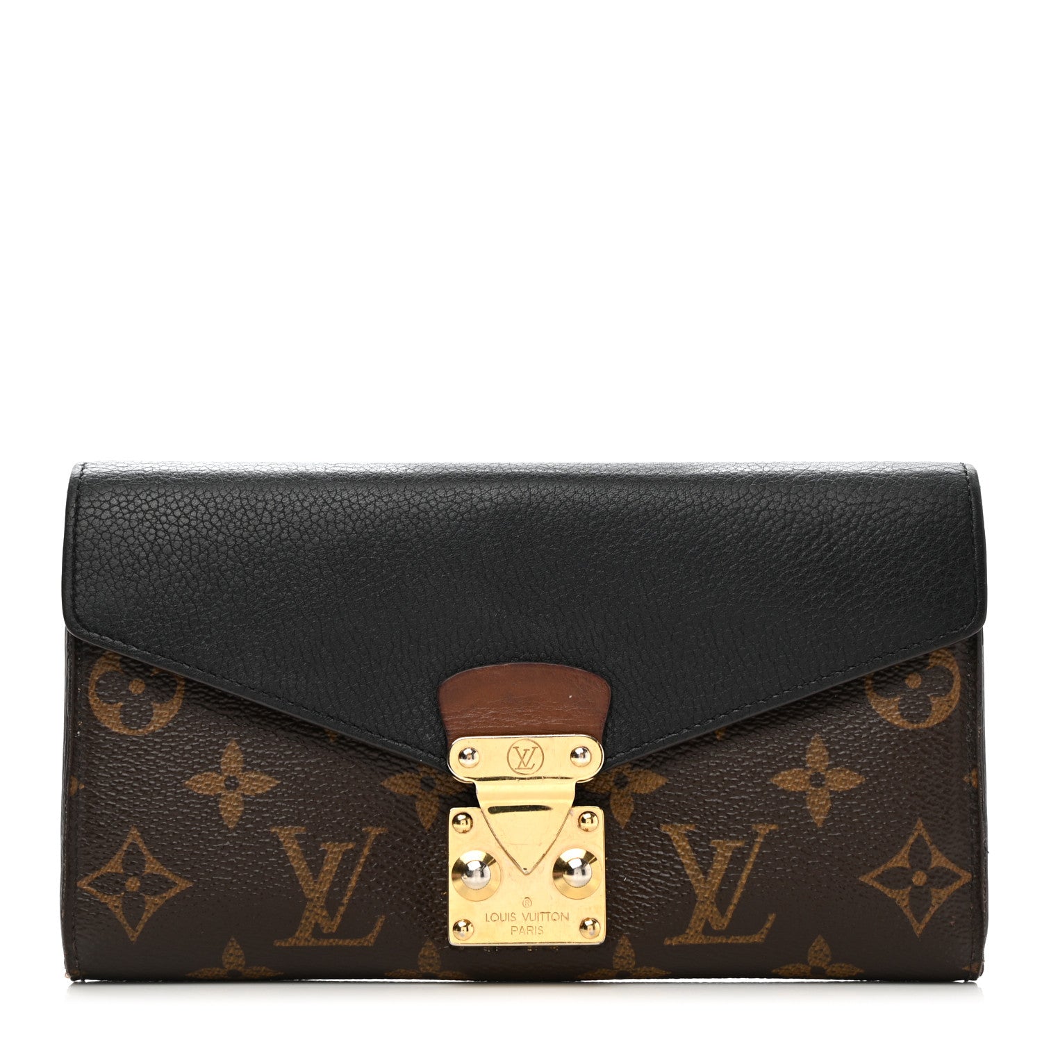 Louis Vuitton Monogram Pallas Wallet Black 1 of 15