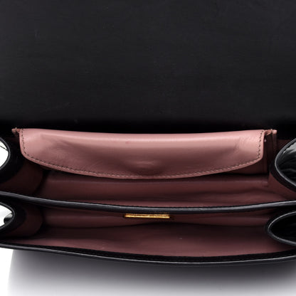 Prada Spazzolato Crossbody Bag Black 4 of 6