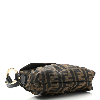 Fendi Zucca Mini Chef Shoulder Bag Tobacco Black 4 of 10