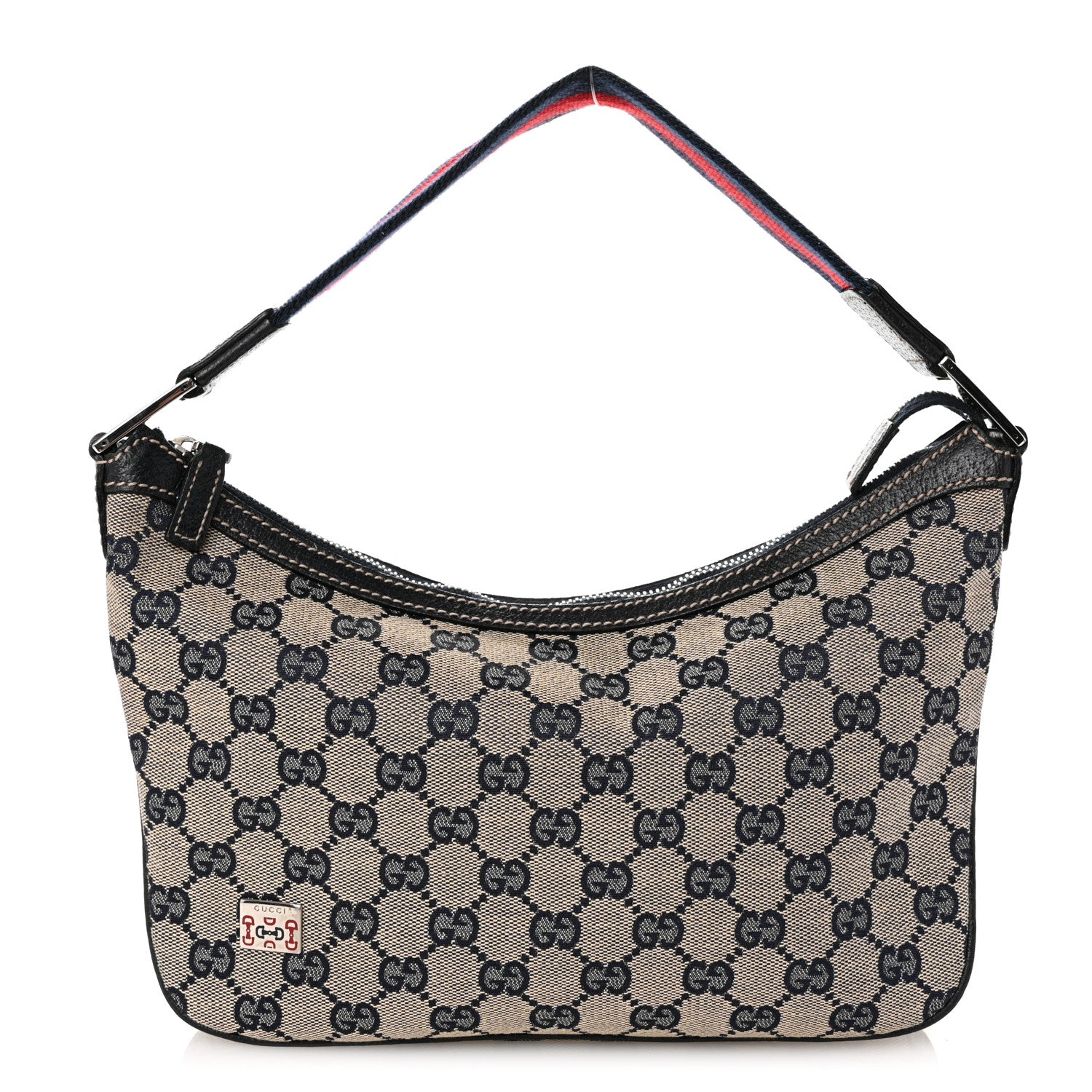 Gucci Monogram Medium Pop Hobo Navy 1 of 10