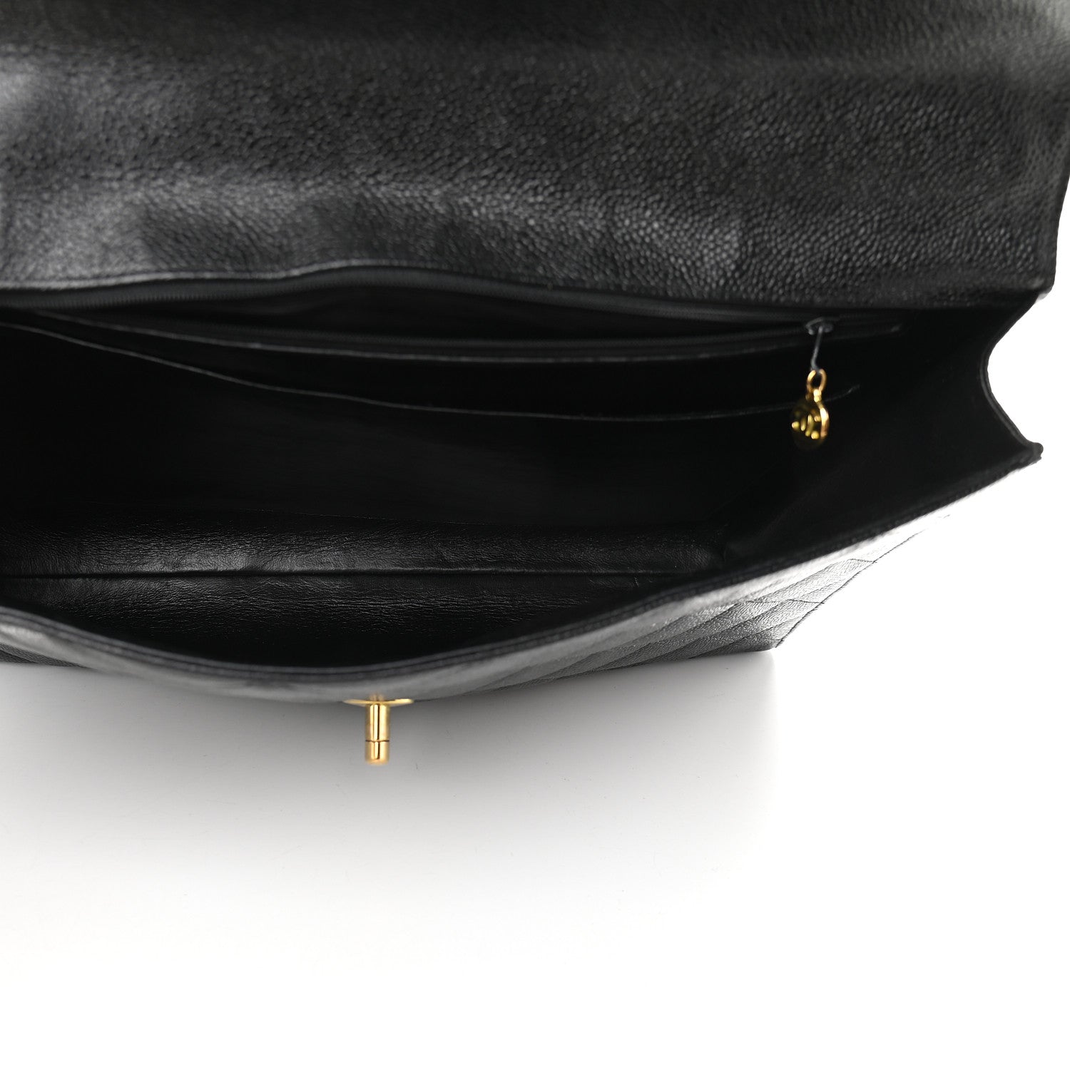 Chanel Caviar Quilted Briefcase Laptop Bag Black 5 of 10