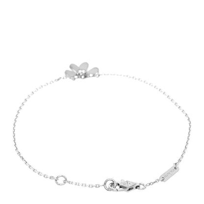 Van Cleef & Arpels 18K White Gold Diamond Mini Frivole Bracelet 2 of 6