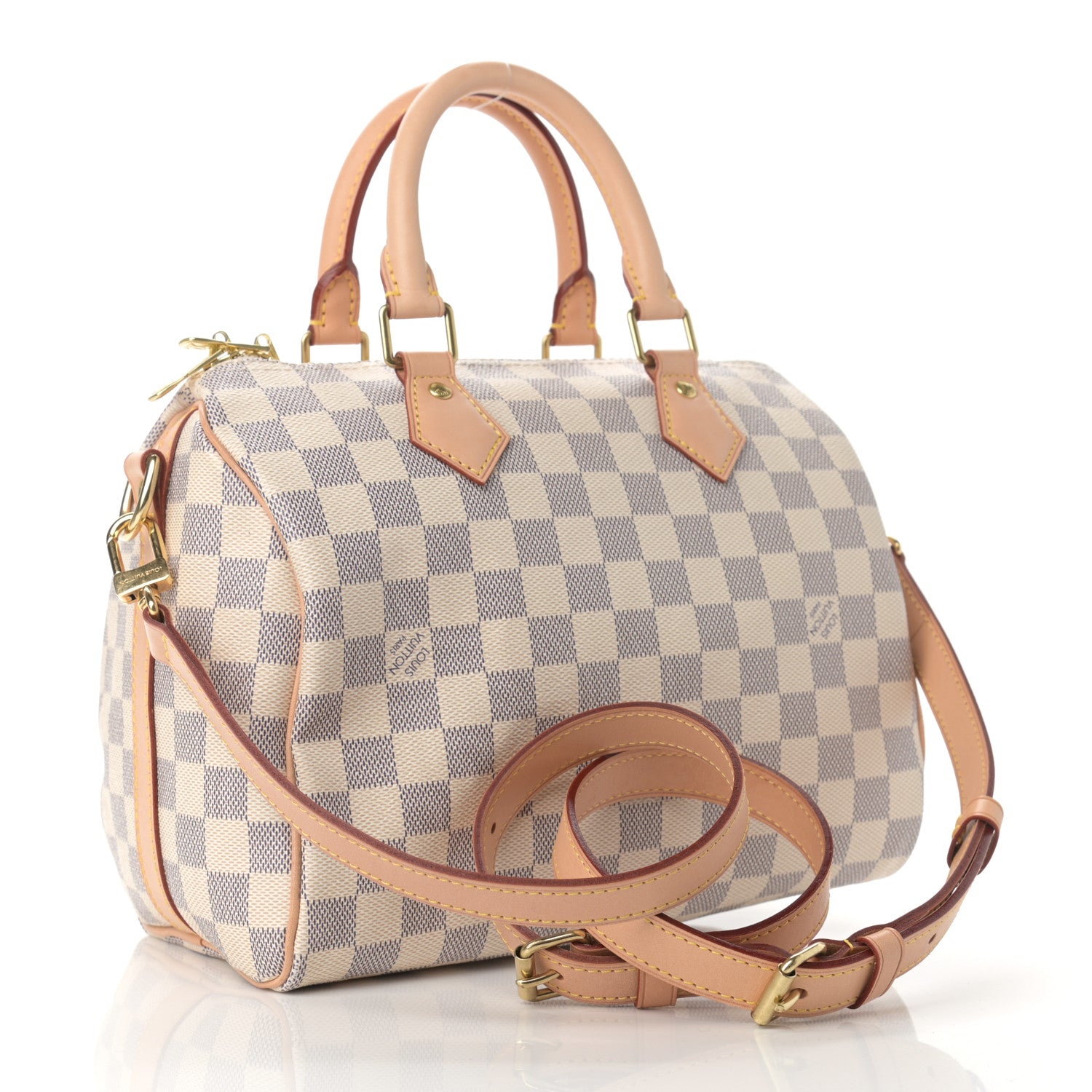 Louis Vuitton Damier Azur Speedy Bandouliere 25 3 of 9