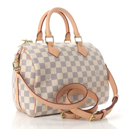 Louis Vuitton Damier Azur Speedy Bandouliere 25 3 of 9