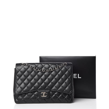 Chanel Caviar Quilted Maxi Single Flap Black 11 of 11