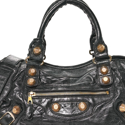 Balenciaga Agneau Giant 21 Gold Hardware Part Time Anthracite 9 of 15