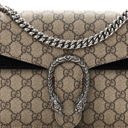 Gucci GG Supreme Monogram Small Dionysus Shoulder Bag Black 8 of 10