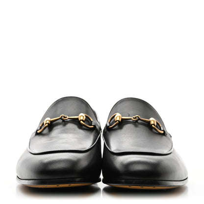 Gucci Calfskin Horsebit Mens Jordaan Loafers 8 Black 2 of 9