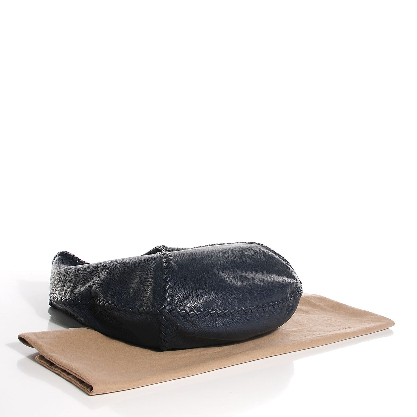 Cervo Deerskin Large Hobo China Blue