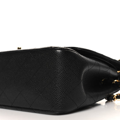 Chanel Caviar Quilted Jumbo Double Flap Black 10 of 10