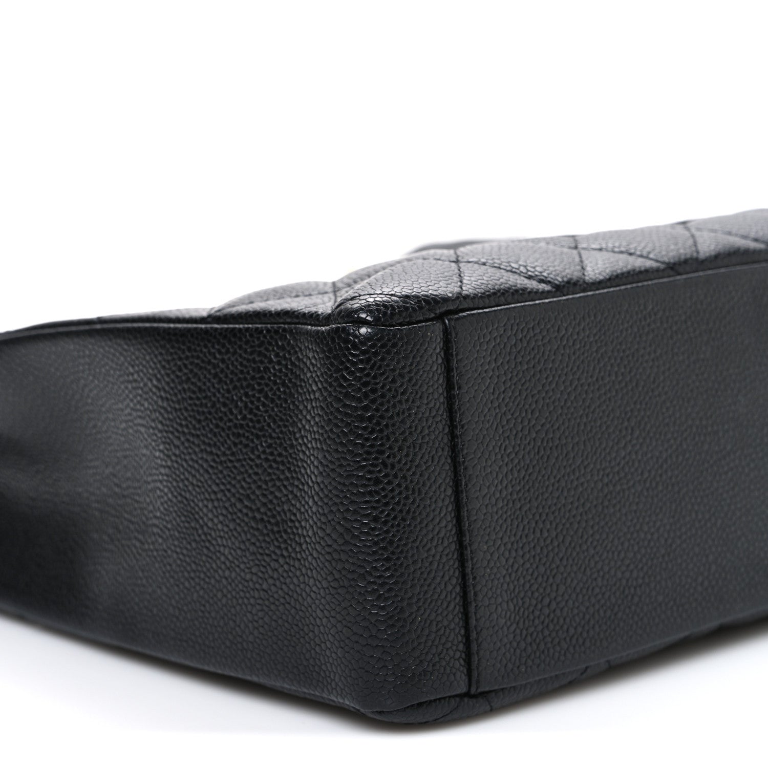 Chanel Caviar Quilted Petit Shopping Tote PST Black 9 of 11