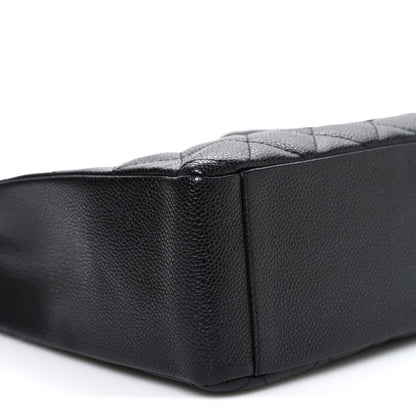 Chanel Caviar Quilted Petit Shopping Tote PST Black 9 of 11
