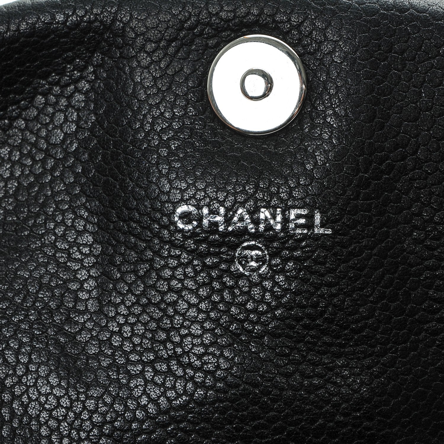 Chanel Caviar Half Moon Wallet On Chain WOC Black 7 of 9