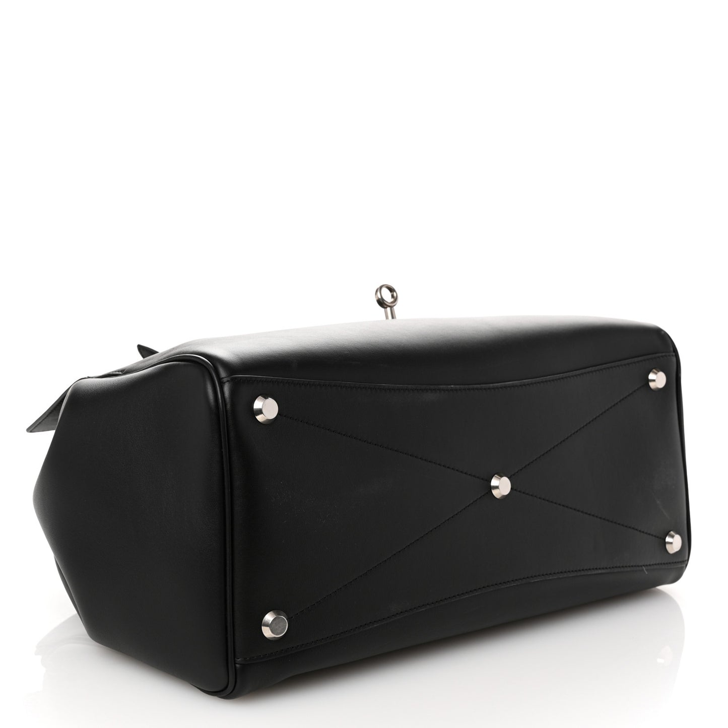 Smooth Calfskin Medium Bel Air Carry All Bag Black