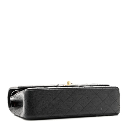 Chanel Caviar Quilted Medium Double Flap Black 4 of 11