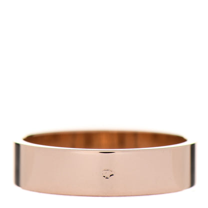 Hermes 18K Rose Gold Diamond PM Kelly Ring 56 7.5 3 of 5