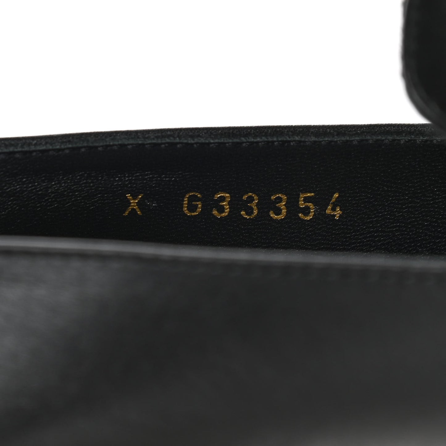Glazed Calfskin CC Loafers 41 Black