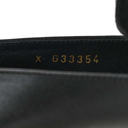 Chanel Glazed Calfskin CC Loafers 41 Black 8 of 8