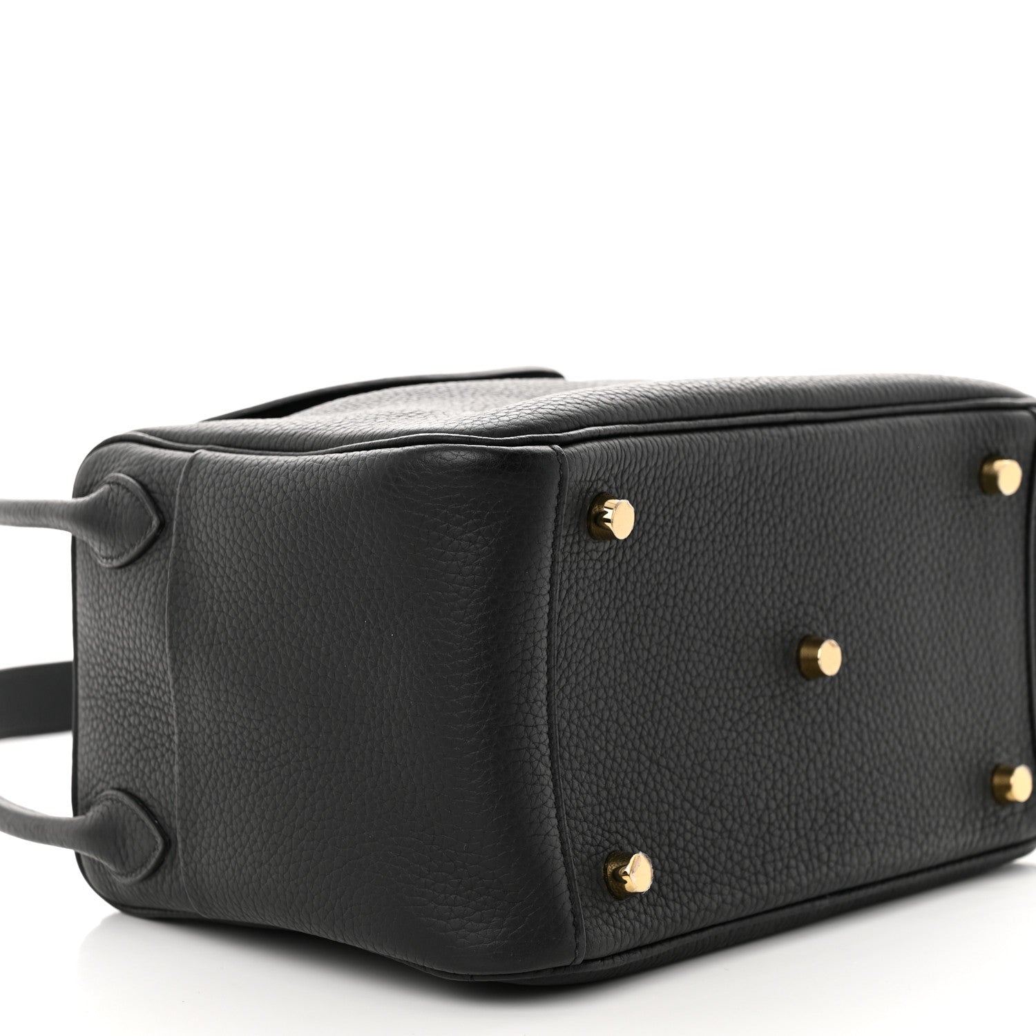 Hermes Taurillon Clemence Lindy 26 Black 9 of 11