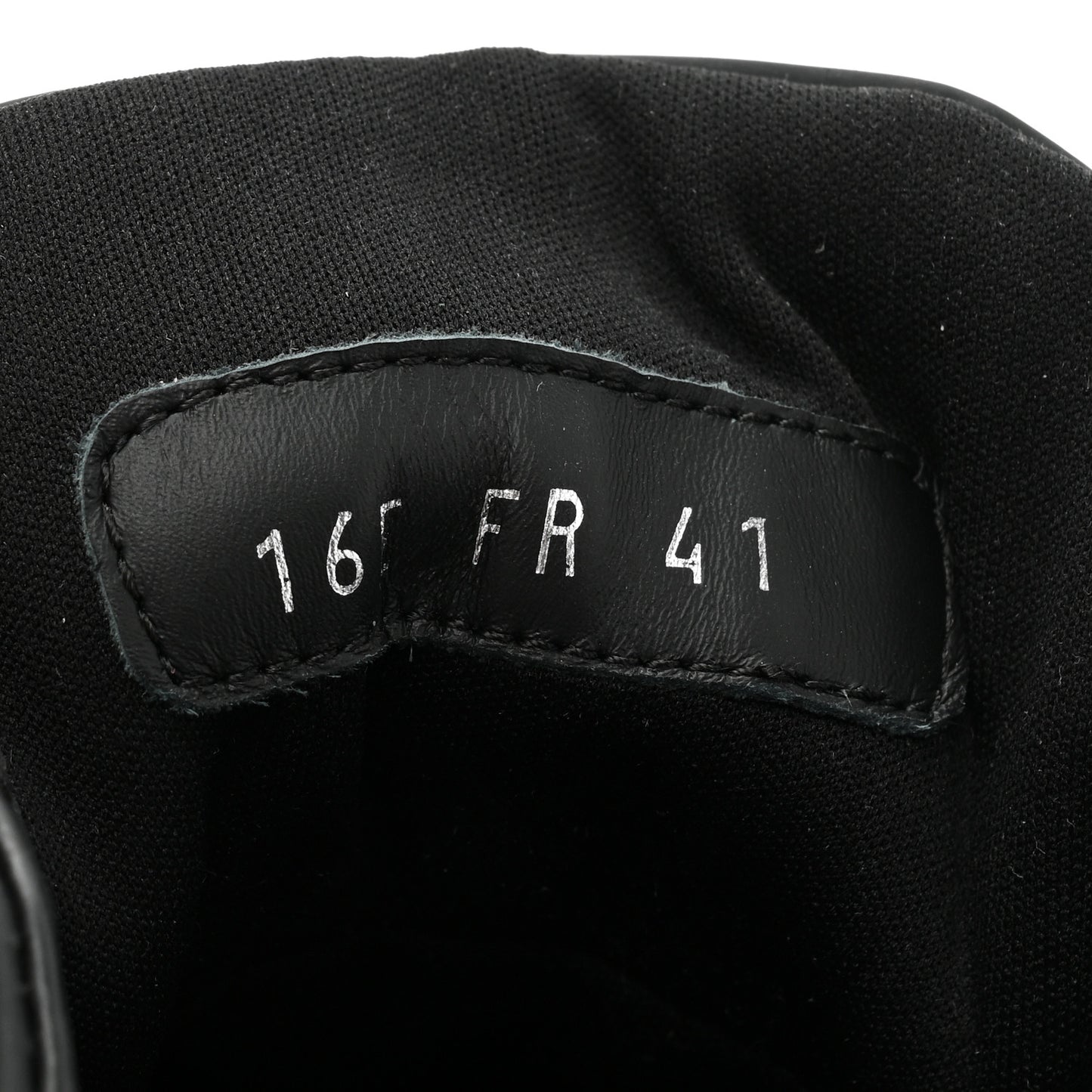Technical Fabric Mens Trainer Sneakers 41 Black