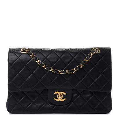 Chanel Lambskin Quilted Medium Double Flap Black 1 of 4