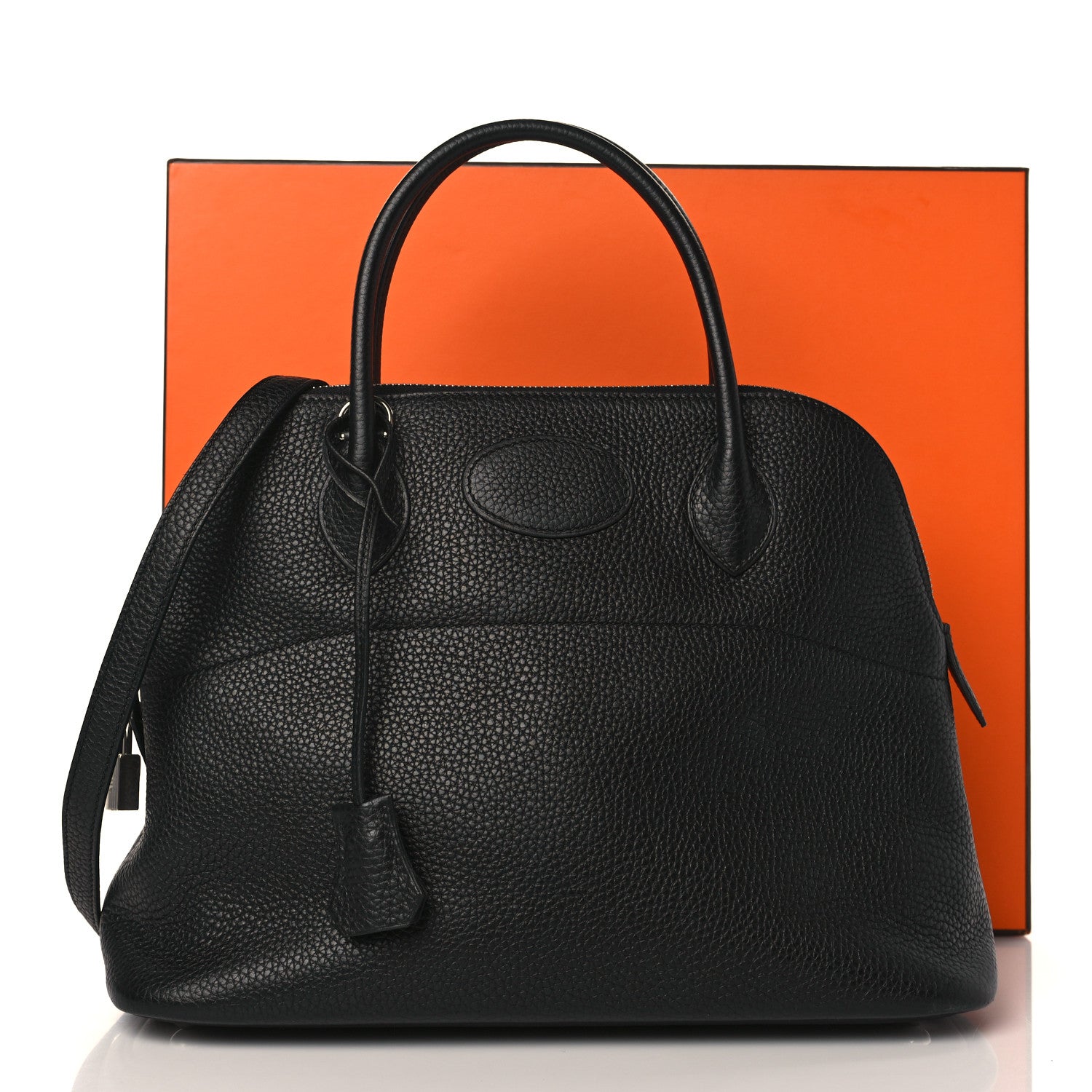 Hermes Taurillon Clemence Bolide 31 Black 11 of 11