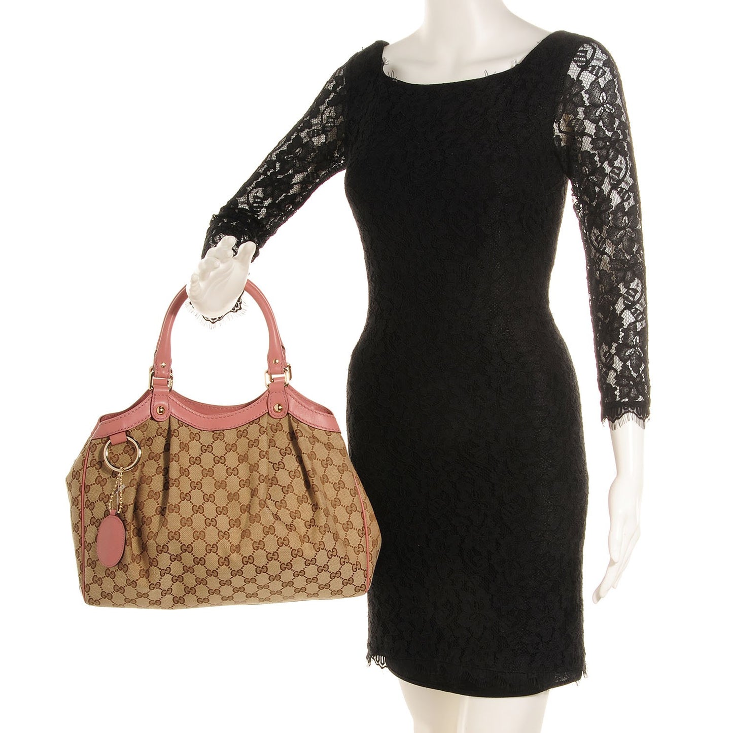 Monogram Medium Sukey Tote Pink