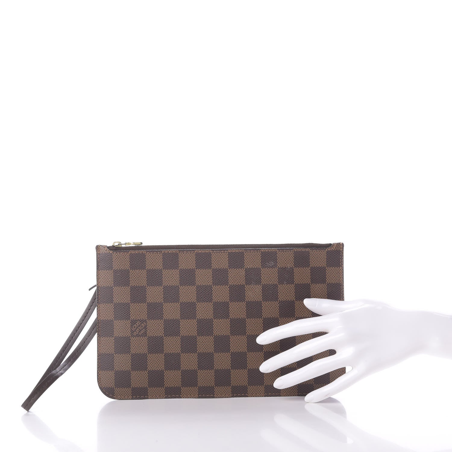 Louis Vuitton Damier Ebene Neverfull MM GM Pochette 3 of 12