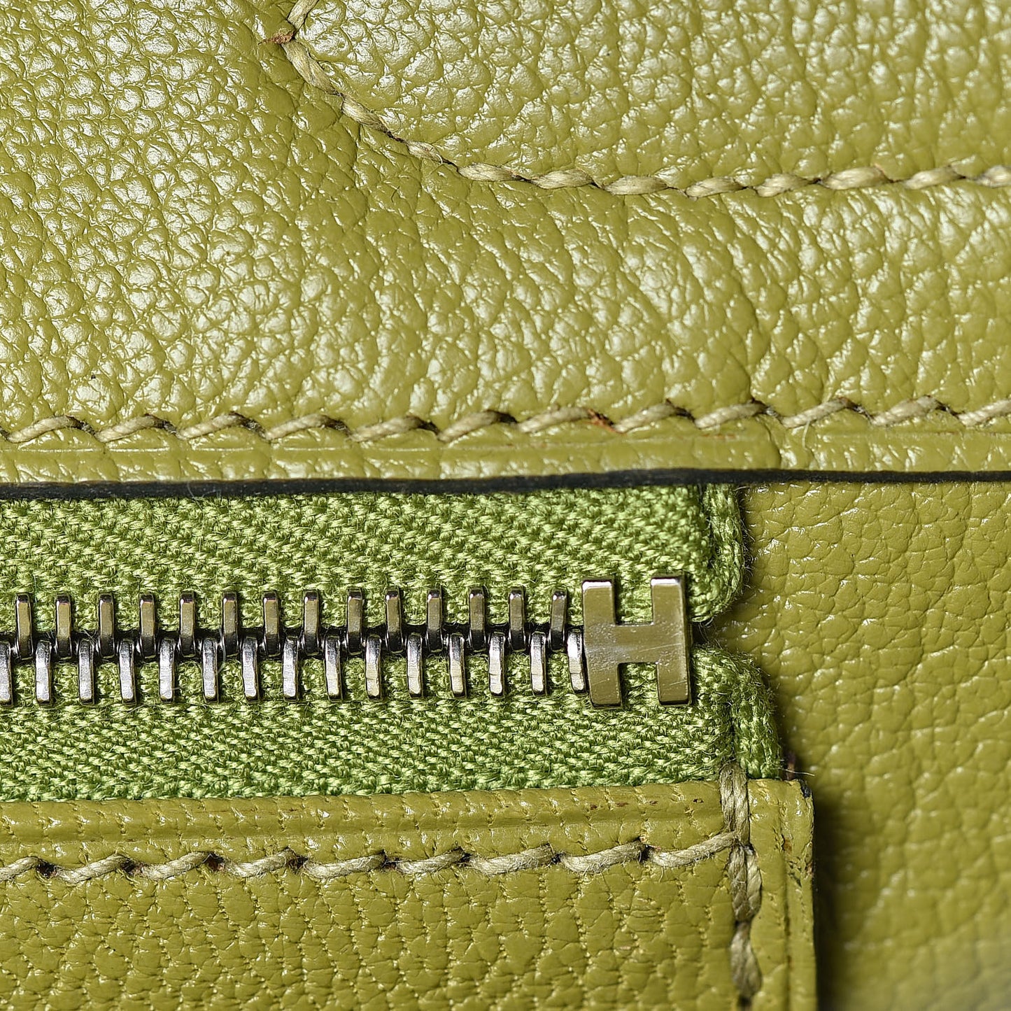 Ostrich Birkin 30 Vert Anis