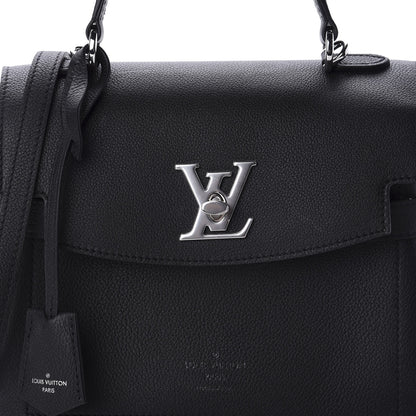 Louis Vuitton Calfskin Lockme Ever BB Black 10 of 10