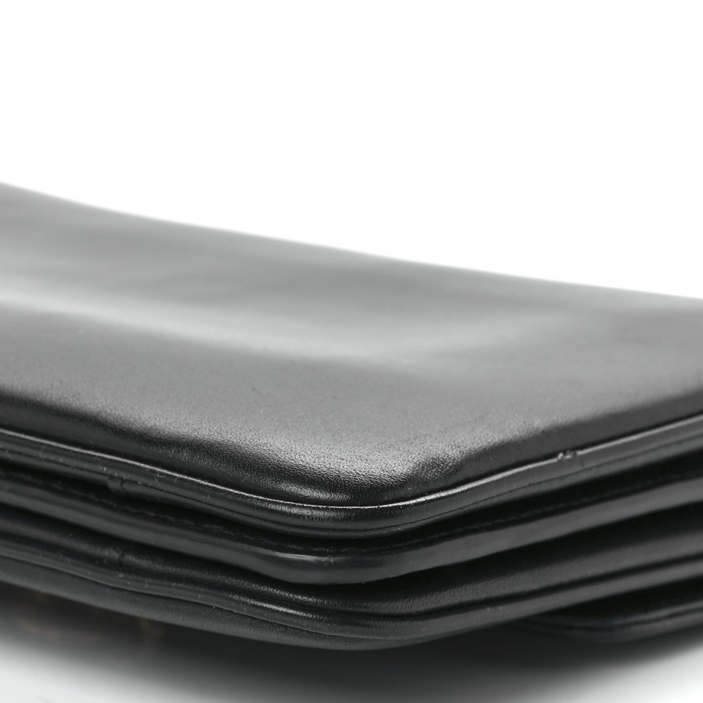 Smooth Calfskin Le Maillon Satchel Black