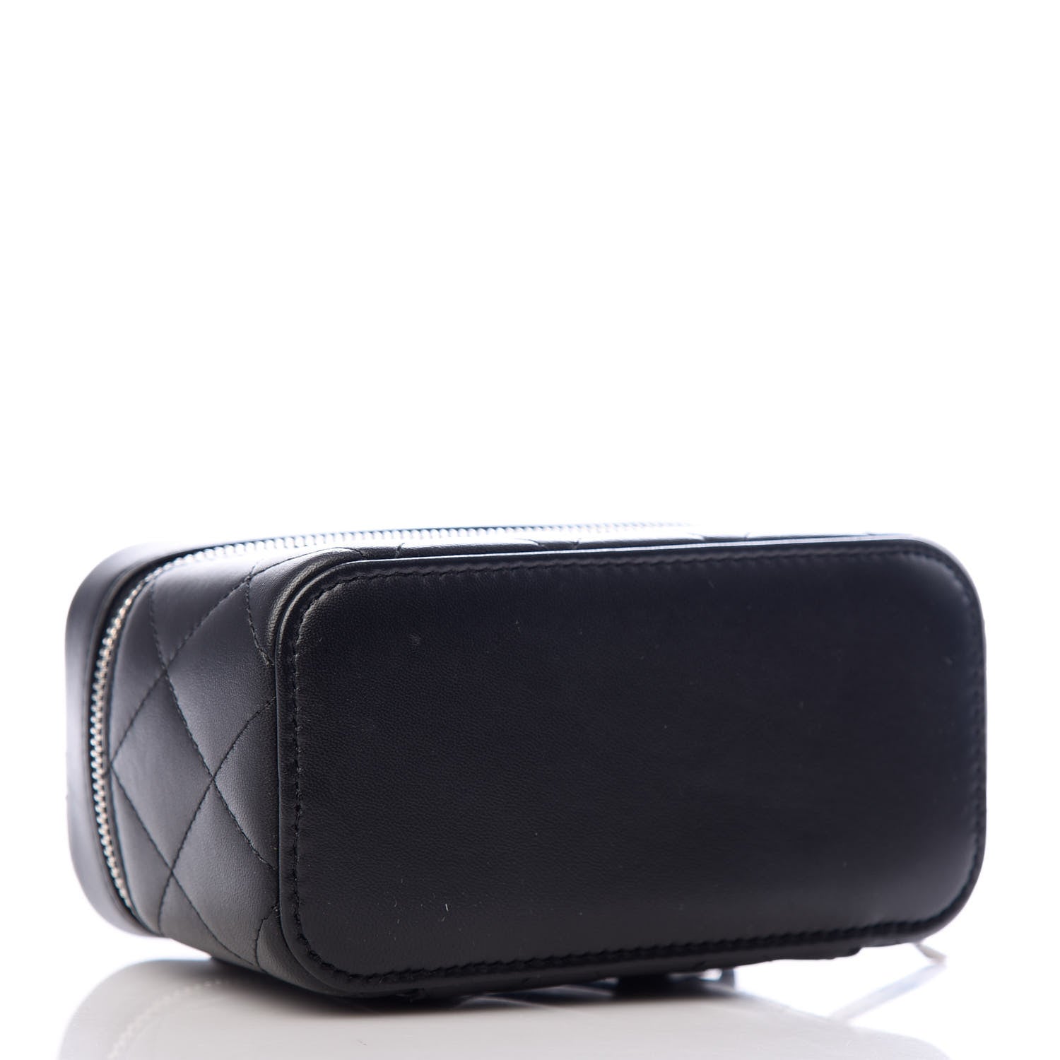 Chanel Lambskin Quilted Watch Case Black 3 of 7