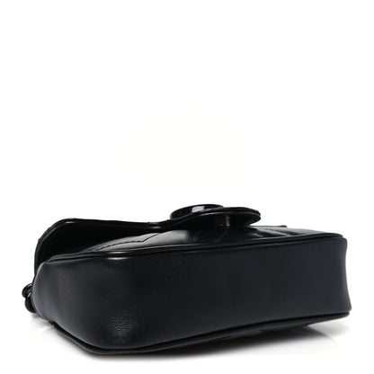 Gucci Calfskin Matelasse Monochrome GG Marmont Chain Belt Bag Black 4 of 10