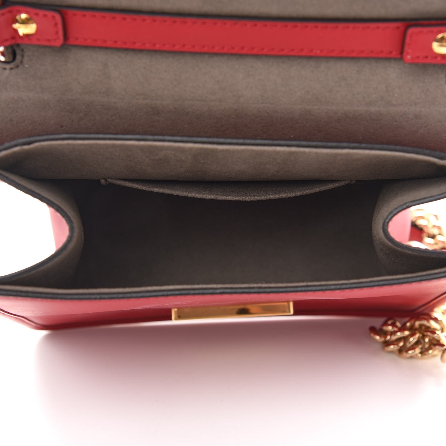 Vitello Century Opaco F is Fendi Small Kan I Shoulder Bag Fragola