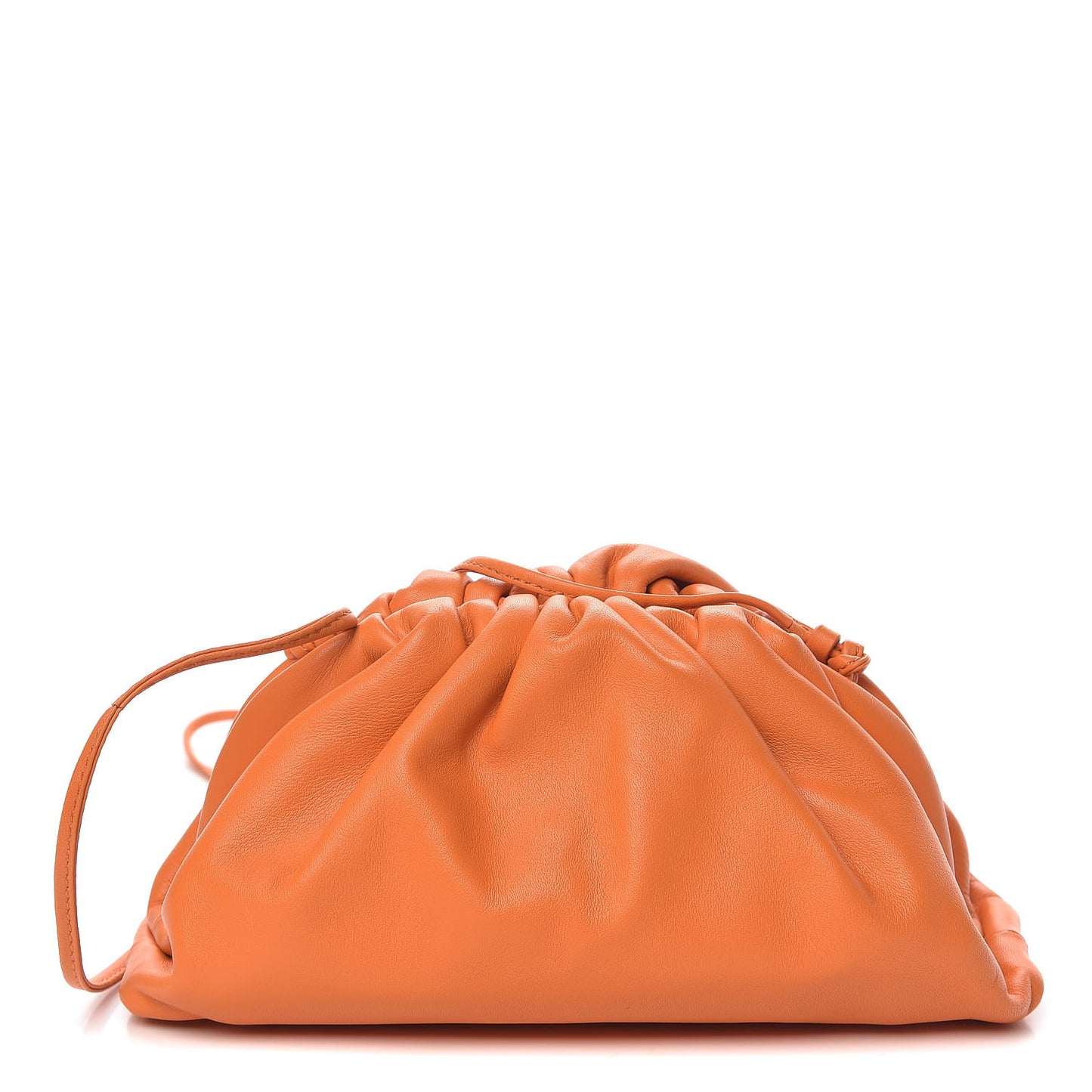 Butter Calfskin The Mini Pouch Light Orange