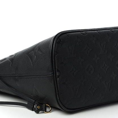 Louis Vuitton Empreinte Monogram Giant Neverfull MM Black 6 of 10