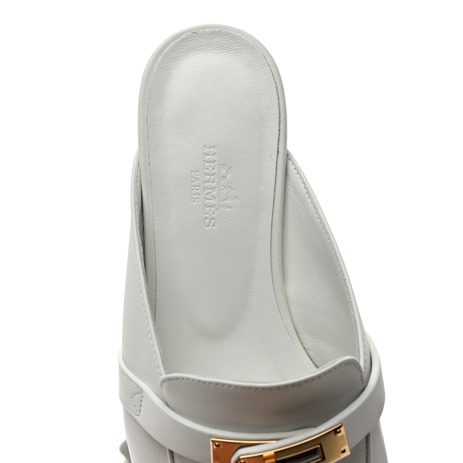 Hermes Calfskin Oz Mules 36 White 1777333 – FASHIONPHILE