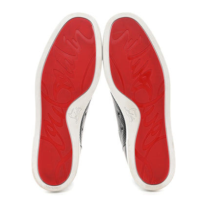 Christian Louboutin Calfskin Mens Low Top Sneaker 45 Black 5 of 10